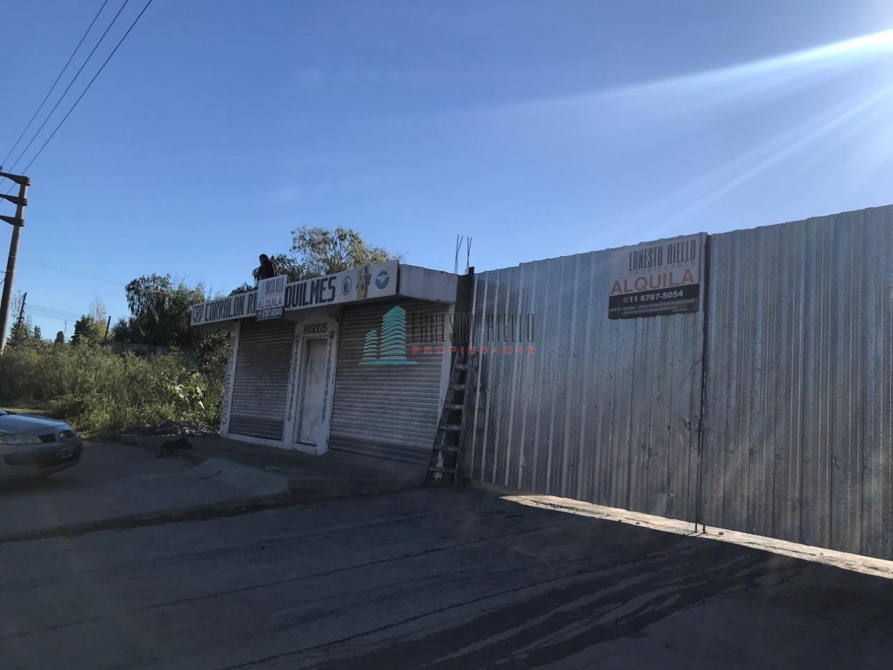 ALQUILER DE LOCAL Y PREDIO DE IMPORTANTES DIMENSIONES EN AV. ISIDORO IRIARTE (EX AV. ESPAÑA EN LA RIBERA DE QUILMES)