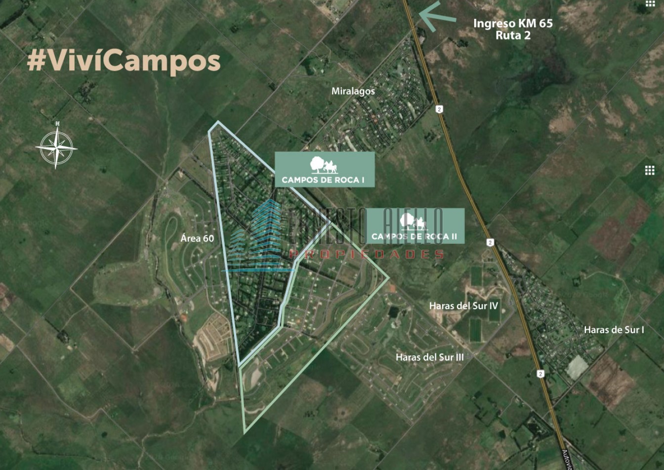 A. VENTA Lote en Excelente Ubicacion - Campos de Roca II